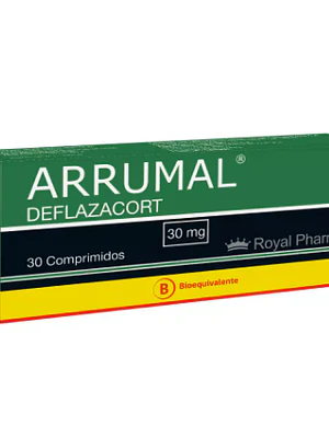 Arrumal (B) Deflazacort 30 mg 30 Comprimidos.