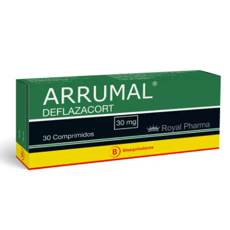 Arrumal (B) Deflazacort 30 mg 30 Comprimidos. 1