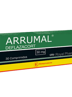 Arrumal (B) Deflazacort 30 mg 30 Comprimidos.