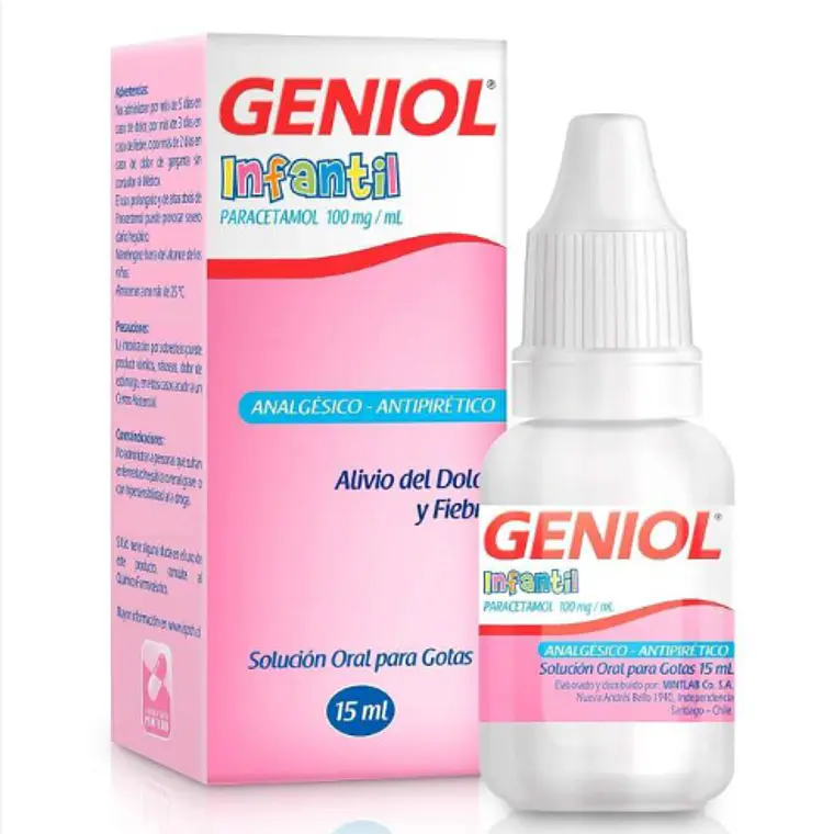 Geniol infantil Paracetamol 100 mg/ml Gotas 15 ml. 1