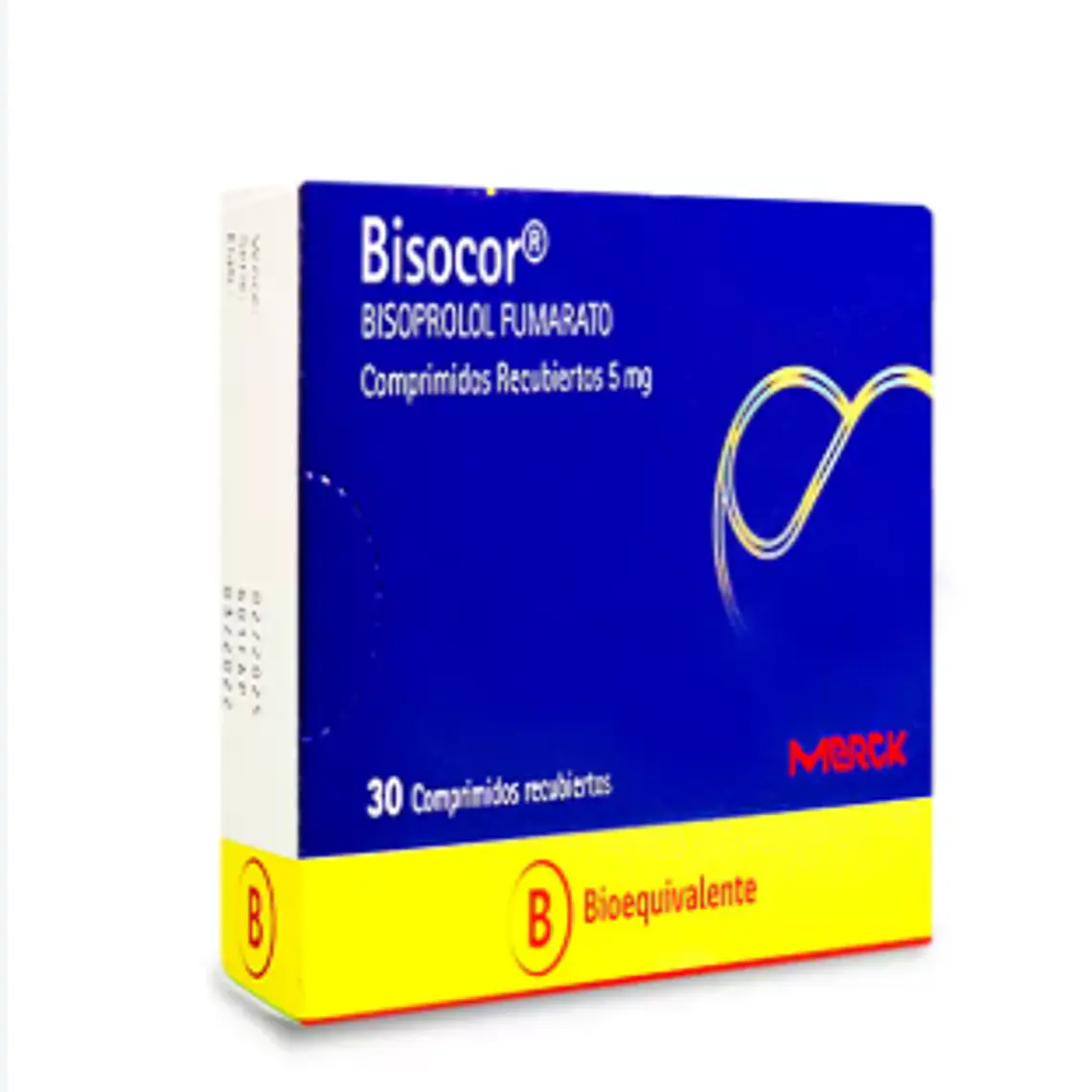 Bisocor (B) Bisoprolol 5 mg 30 Comprimidos recubiertos. 1