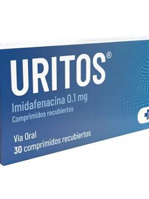 Uritos (R) Imidafenacina 0,1 mg 30 Comprimidos recubiertos.