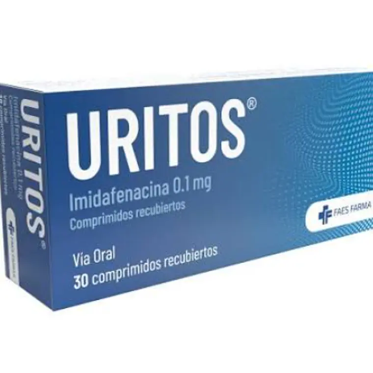 Uritos (R) Imidafenacina 0,1 mg 30 Comprimidos recubiertos. 1