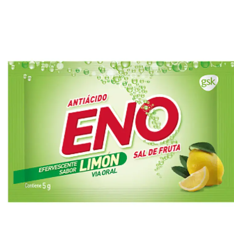 Eno Limón Antiácido 60 sobres de 5 gramos. 1