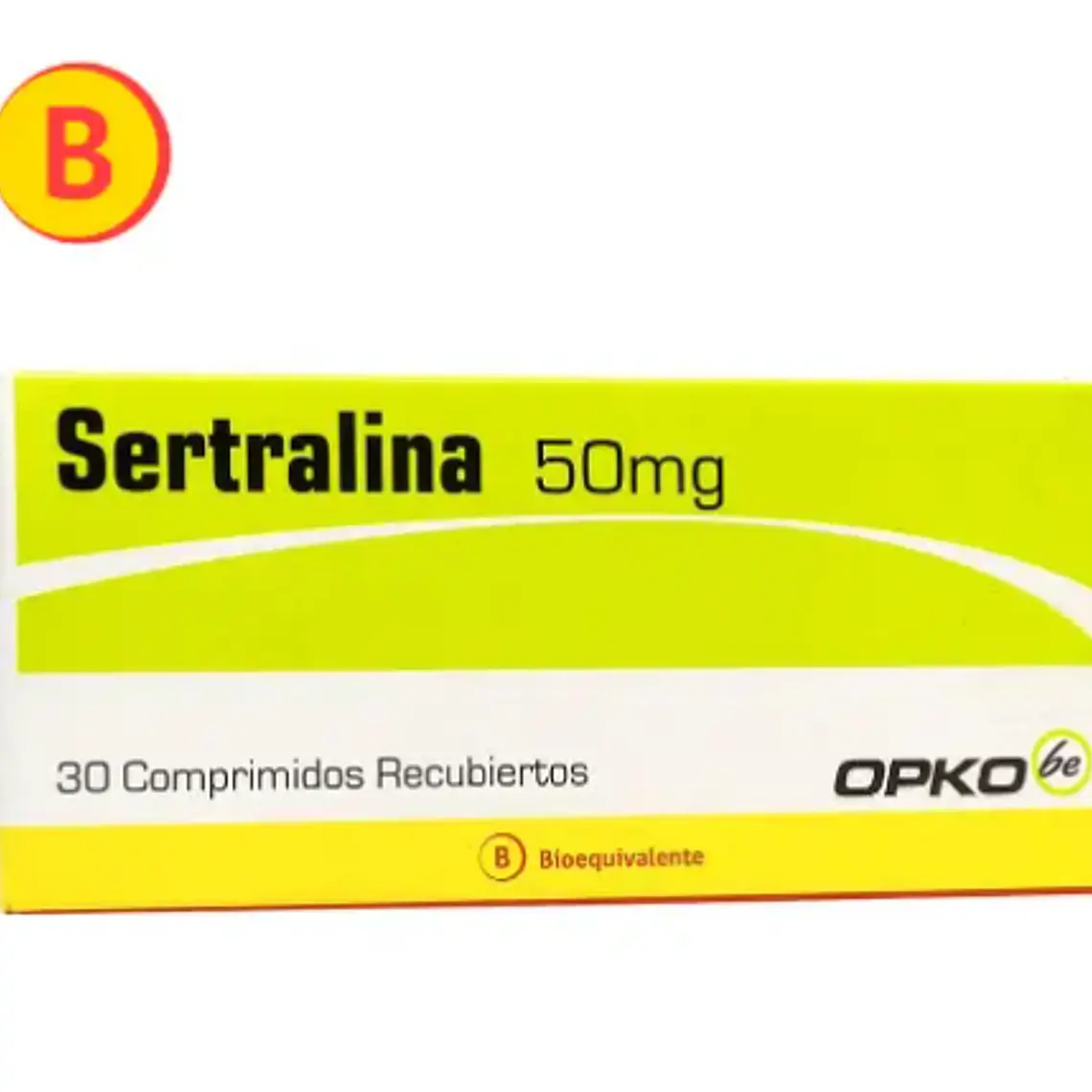 Sertralina (B) 50 mg 30 Comprimidos recubiertos. Opko 1