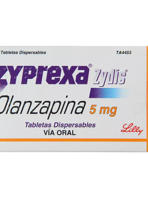 Zyprexa Zydis (R) Olanzapina 5 mg 14 Tabletas dispersables.