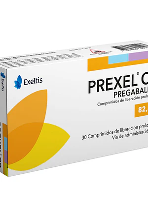 Prexel CR Pregabalina 82.5mg 30 Comprimidos Prolongados