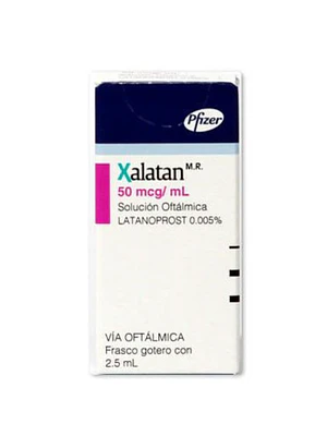 Xalatan Latanoprost 0,005 % Solución oftálmica 2,5 ml.