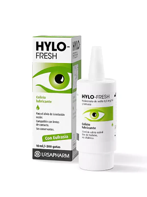 Hylo-Fresh Hialuronato sódico Solución oftálmica 10 ml.