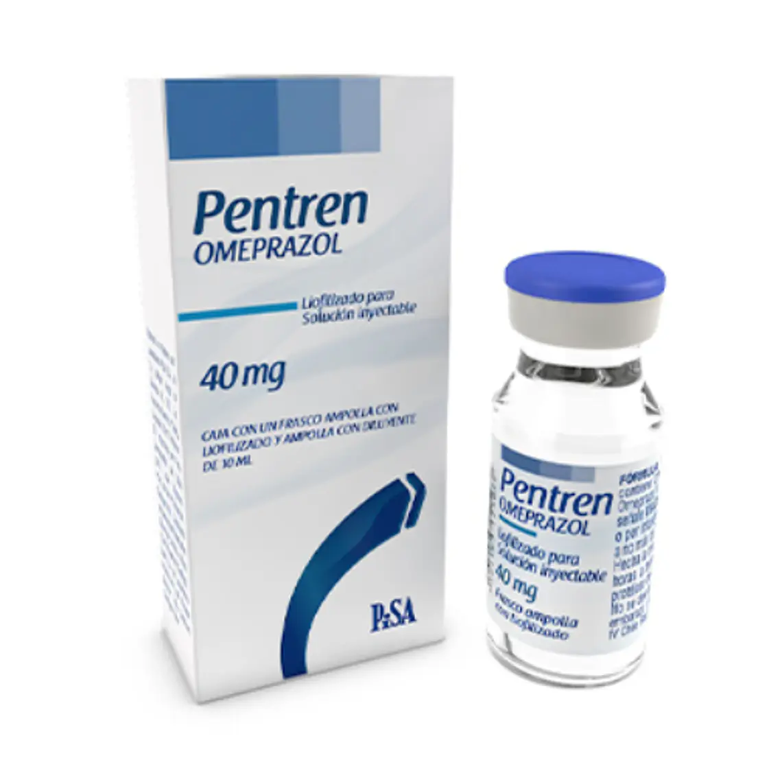 Pentren Omeprazol 40 mg 1 Ampolla. 1