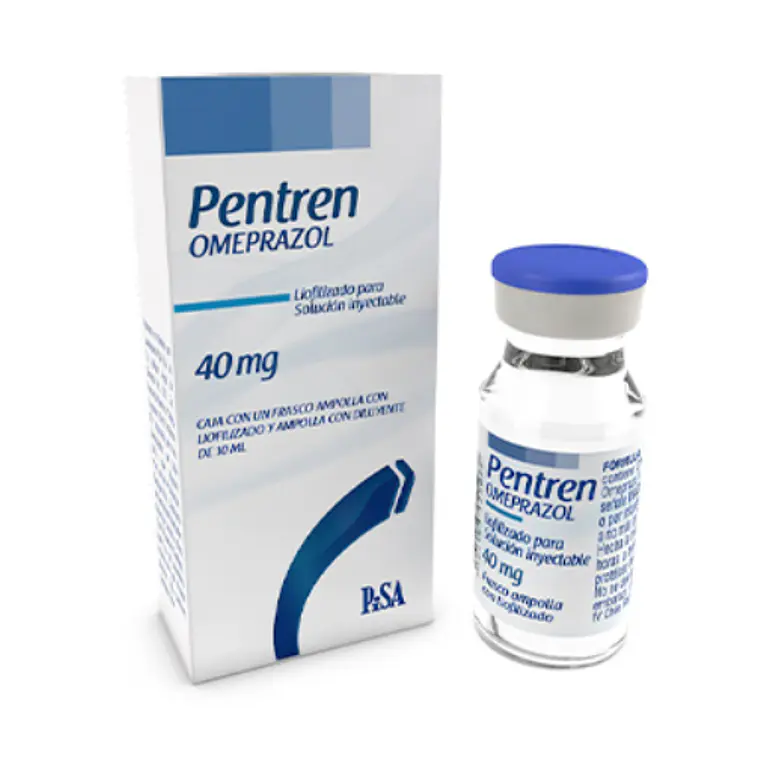 Pentren Omeprazol 40 mg 1 Ampolla. 1