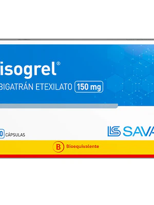Disogrel (B) Dabigatrán 150 mg 60 Cápsulas.
