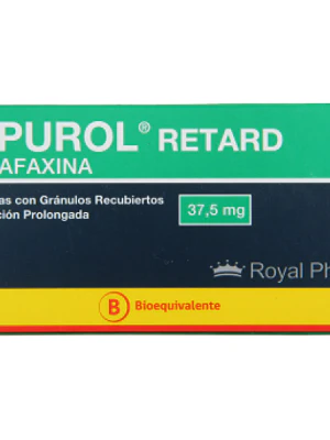 Depurol Retard (B) Venlafaxina 37,5 mg 30 Cápsulas.