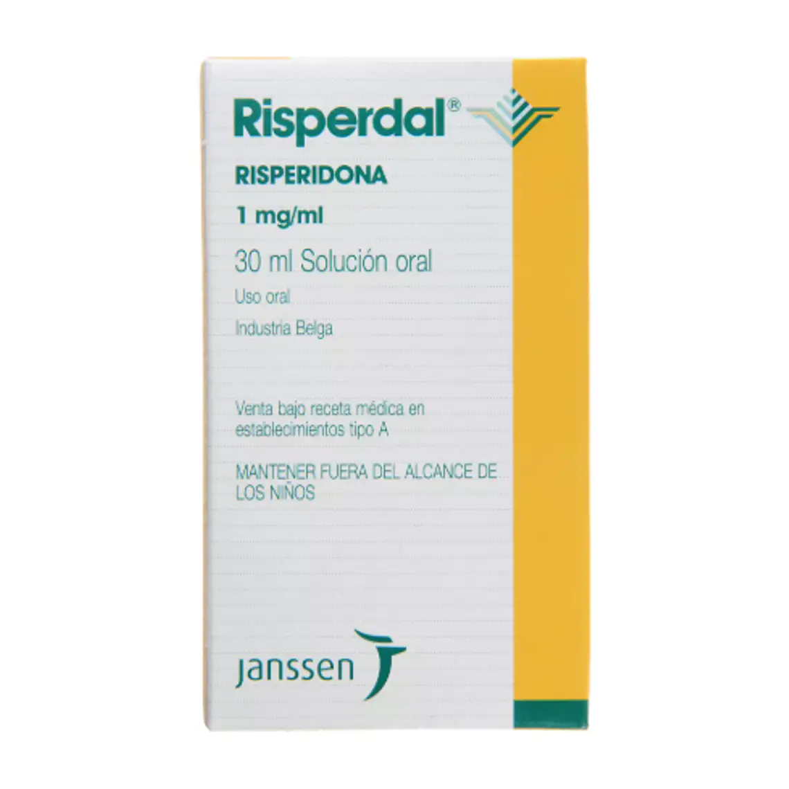 Risperdal Risperidona 1 mg/ml Solución oral 30 ml. 1