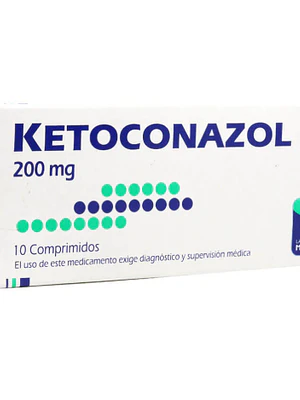 Ketoconazol 200 mg 10 Comprimidos. Mintlab