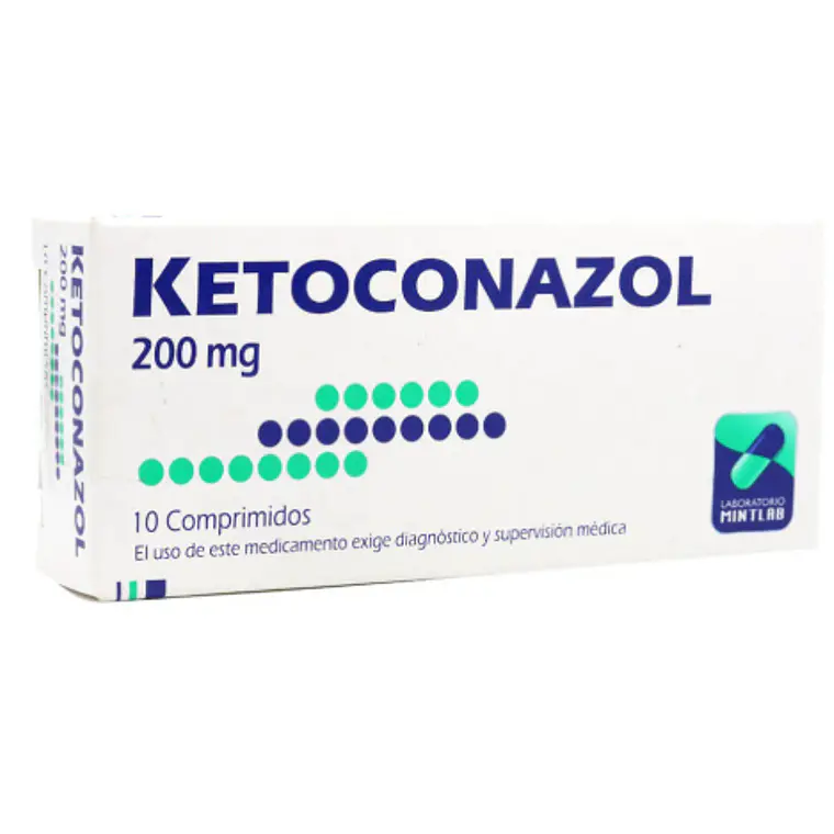 Ketoconazol 200 mg 10 Comprimidos. Mintlab 1