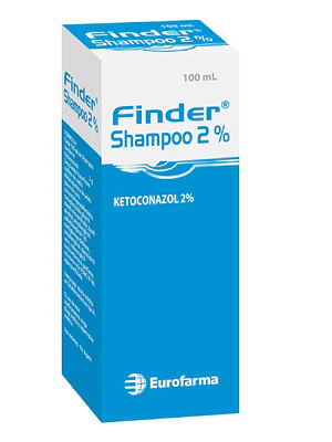Finder Ketoconazol 2 % Shampoo 100 ml.