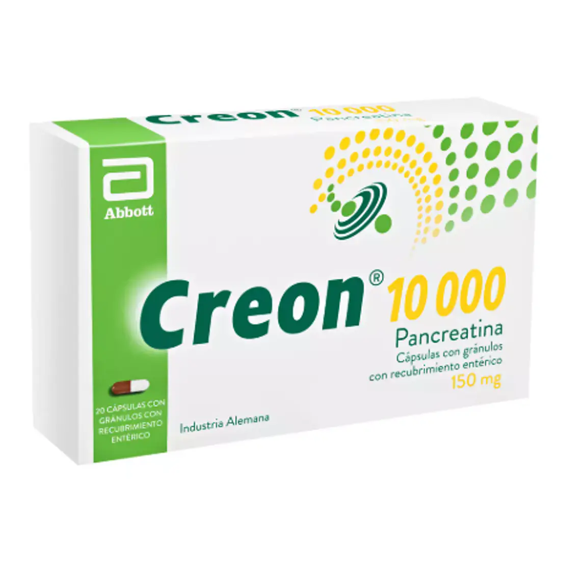 Creon 10000 Pancreatina 150 mg 20 Cápsulas. 1