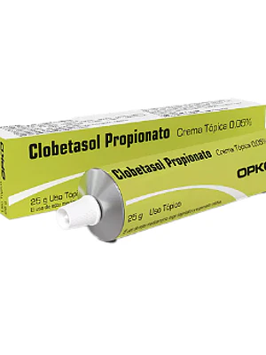 Clobetasol propionato 0,05 %  Crema tópica 25 g. Opko