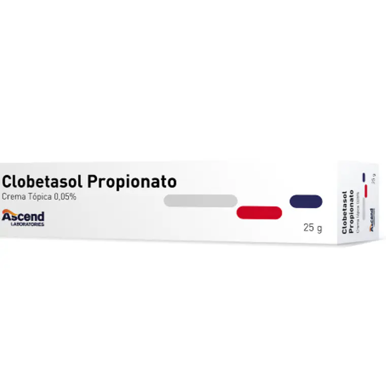 Clobetasol propionato 0,05 %  Crema tópica 25 g. Ascend 1