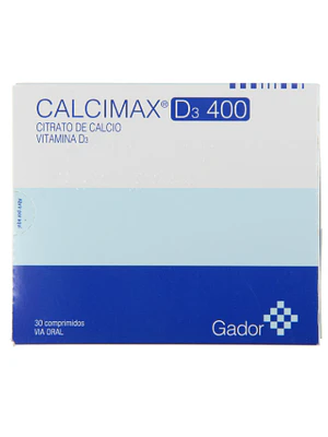 Calcimax D3 400 U.I. 30 Comprimidos.