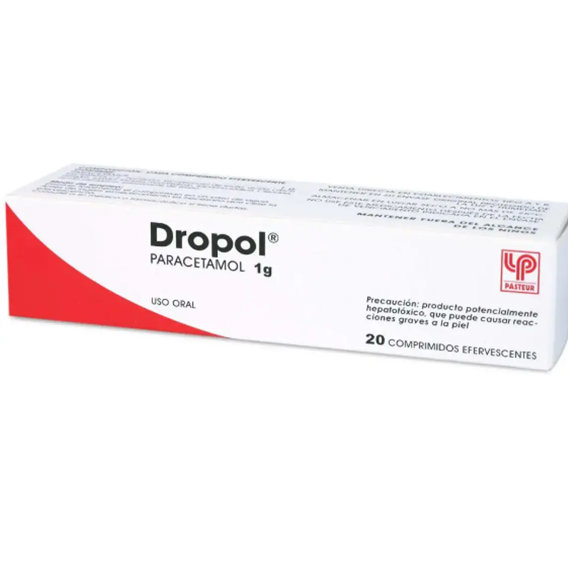 Dropol Paracetamol 1 g 20 Comprimidos efervescentes. 1
