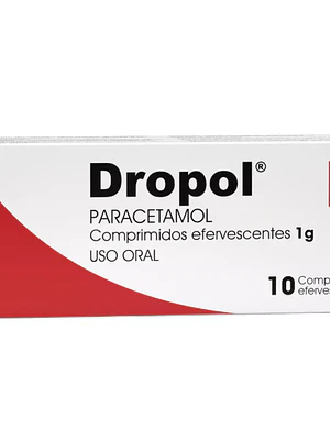 Dropol Paracetamol 1 g 10 Comprimidos efervescentes. 