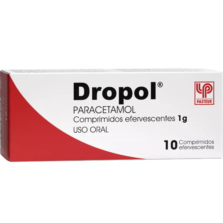 Dropol Paracetamol 1 g 10 Comprimidos efervescentes.  1