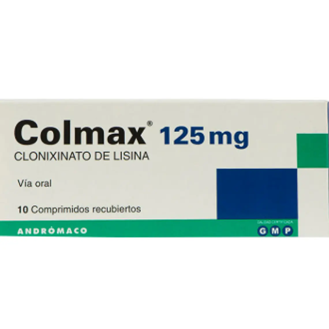 Colmax Clonixinato de lisina 125 mg 10 Comprimidos recubiertos. 1