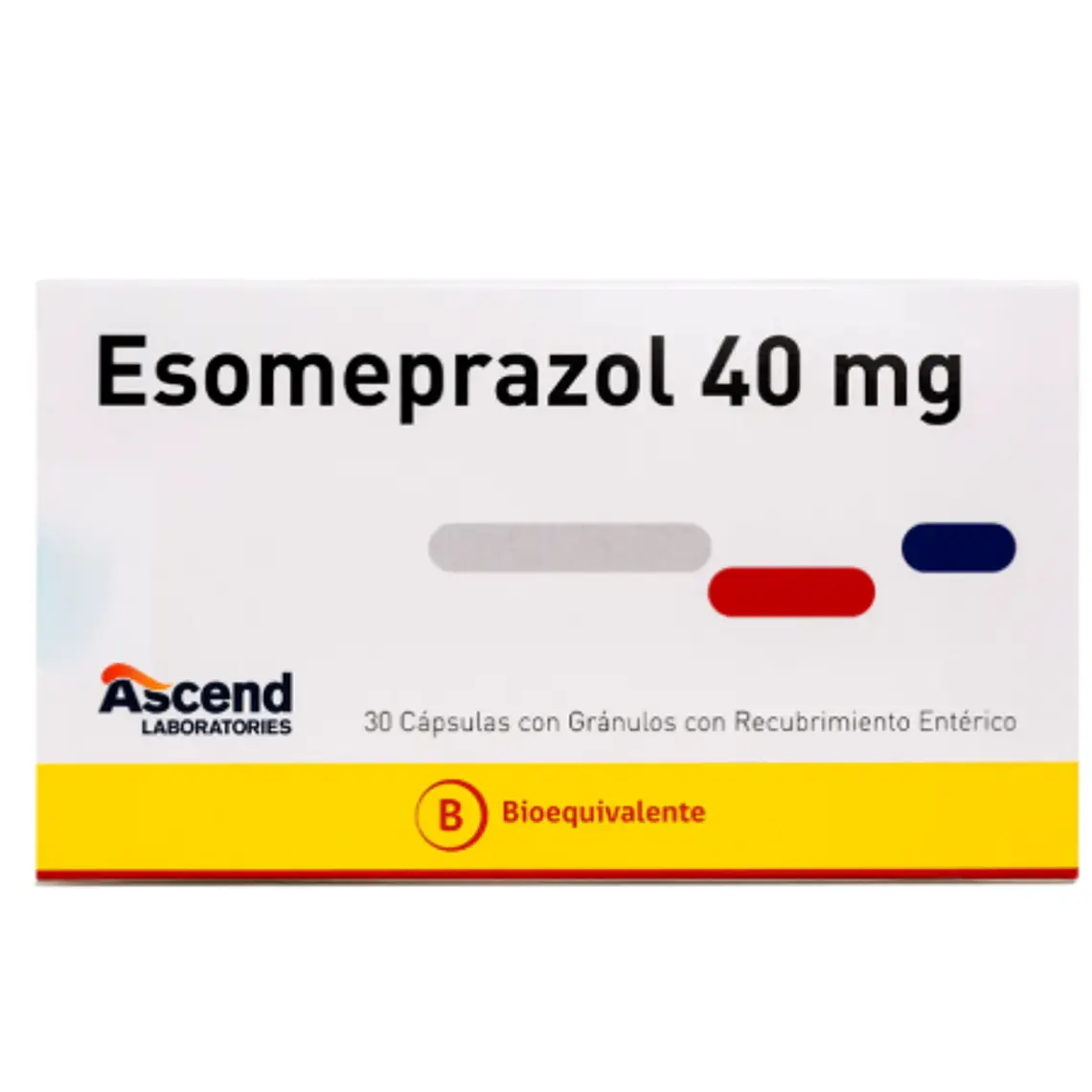 Esomeprazol (B) 40 mg 30 Cápsulas con gránulos. Ascend  1