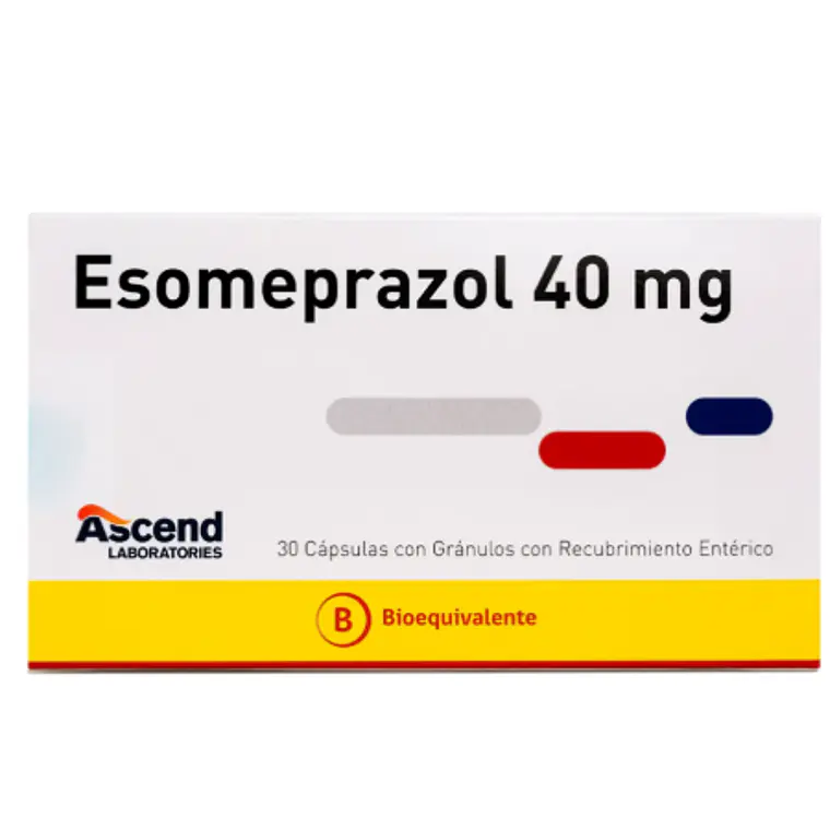 Esomeprazol (B) 40 mg 30 Cápsulas con gránulos. Ascend  1