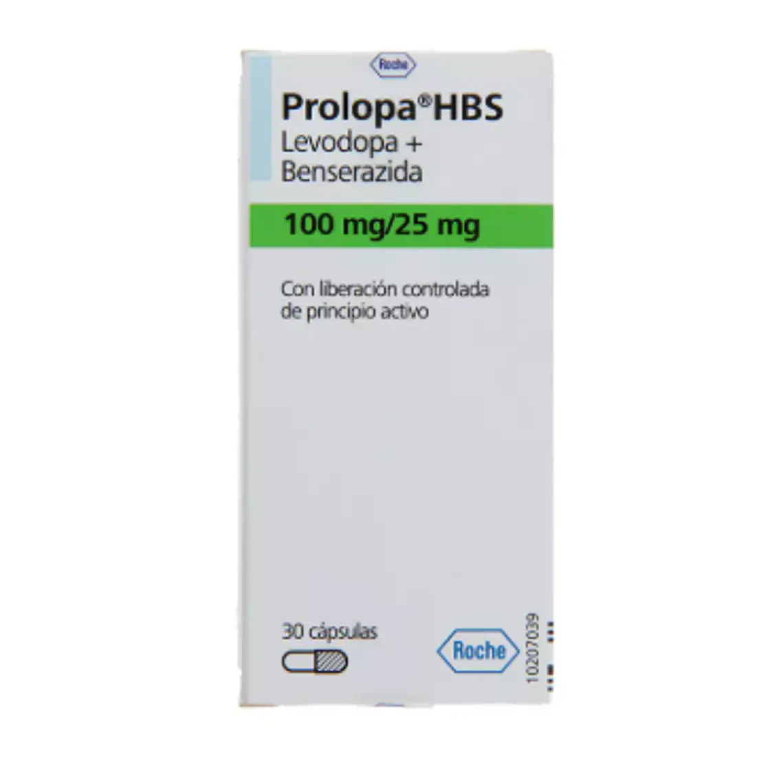 Prolopa HBS 100 mg / 25 mg 30 Cápsulas. 1