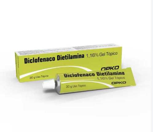 Diclofenaco dietilamina Gel tópico 1,16 % 30 g. Opko