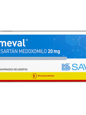 Olmeval (B) Olmesartán 40 mg 30 Comprimidos  recubiertos.