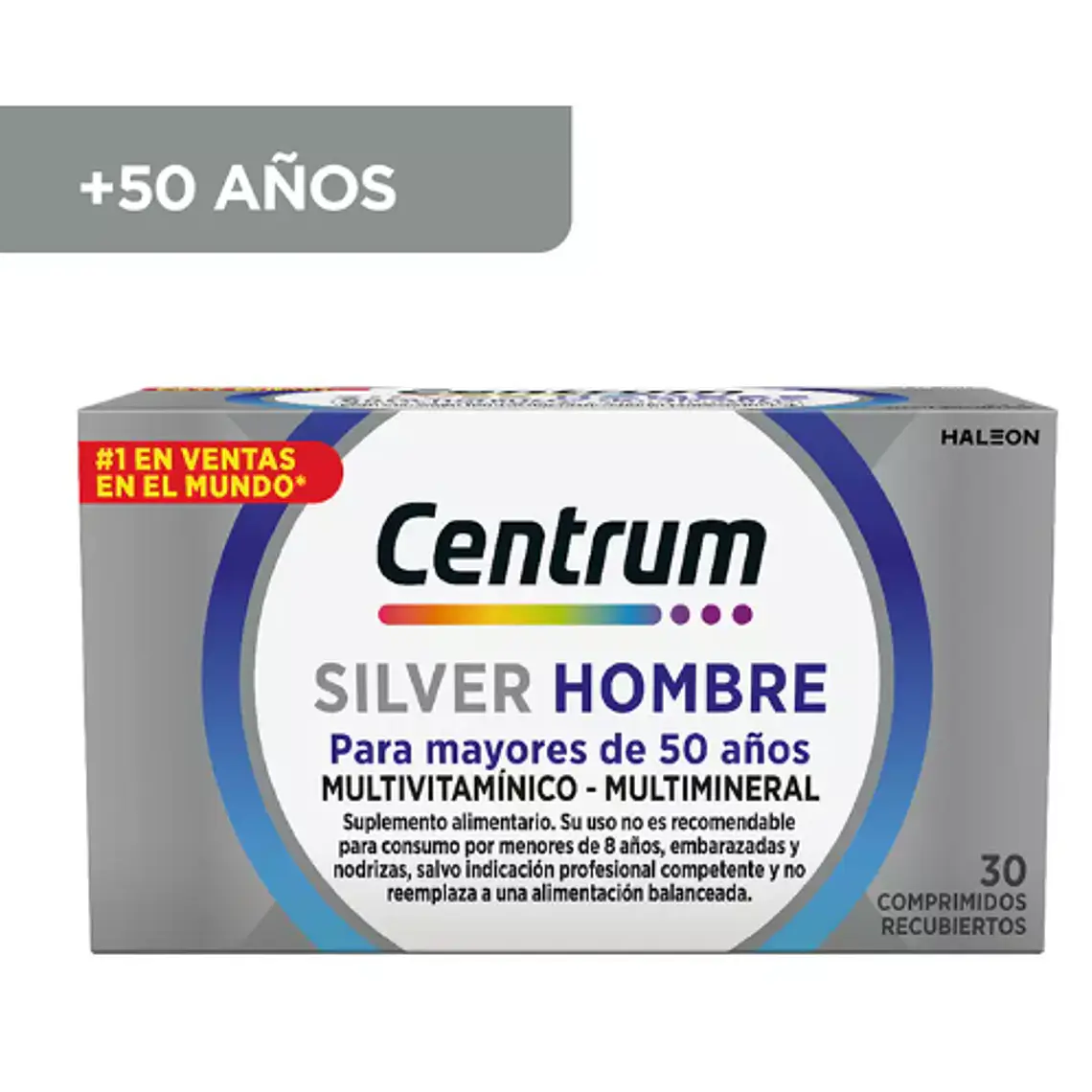 Centrum Silver Hombre  30 Comprimidos recubiertos. 1