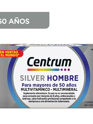 Centrum Silver Hombre  30 Comprimidos recubiertos.