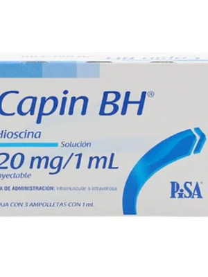 Capin BH Hioscina 20 mg/ml 3 Ampollas.