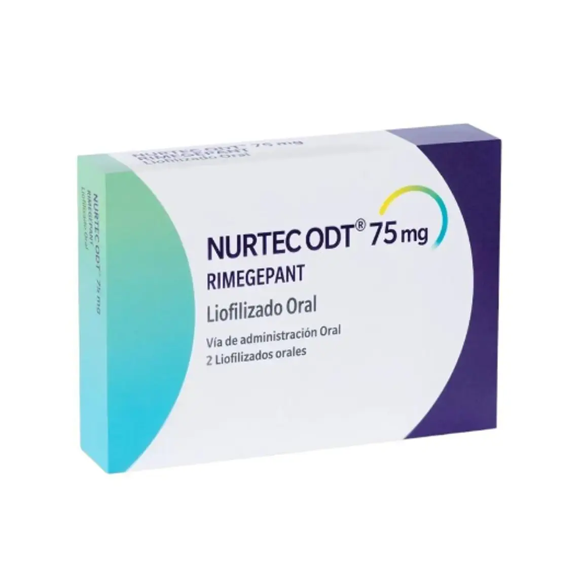 Nurtec ODT Rimegepant 75 mg 2 Liofilizados orales. 1