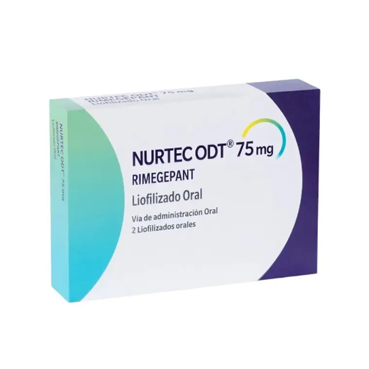 Nurtec ODT Rimegepant 75 mg 2 Liofilizados orales. 1