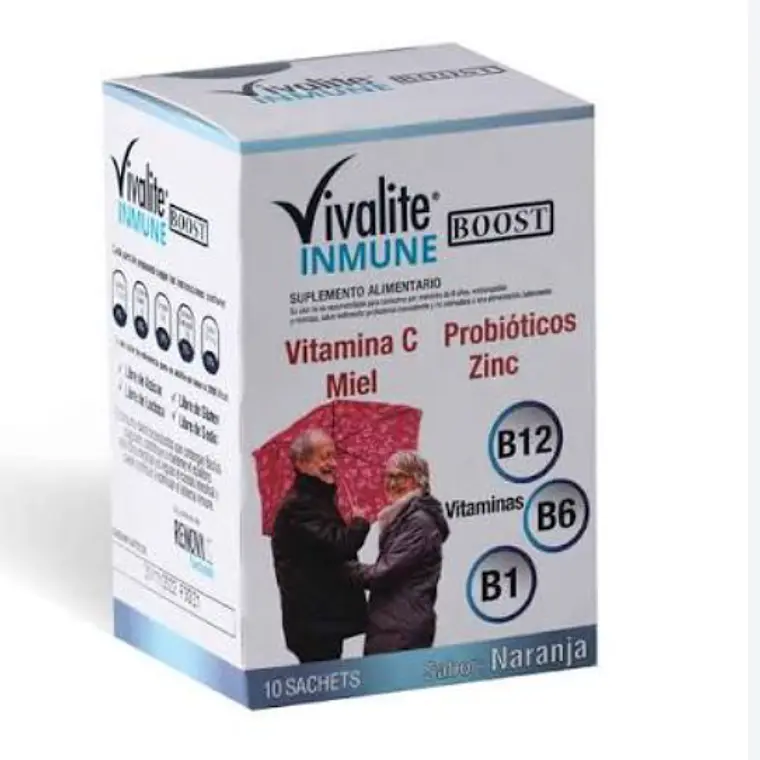 Vivalite Inmune Boost Sabor A Naranja 10 sachets. 1
