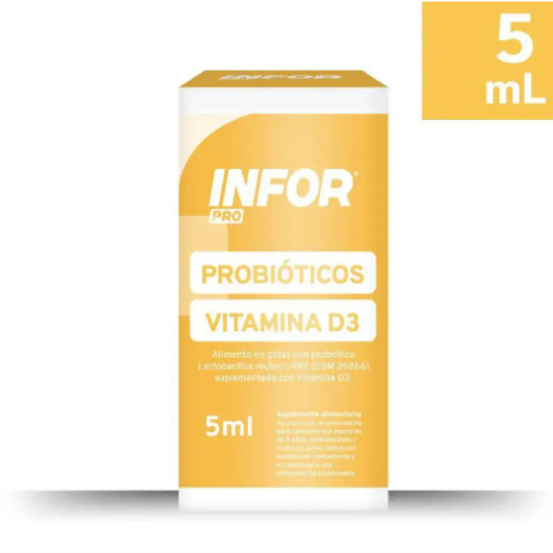 Infor Pro Probióticos + Vitamina D3 5 ml. 1