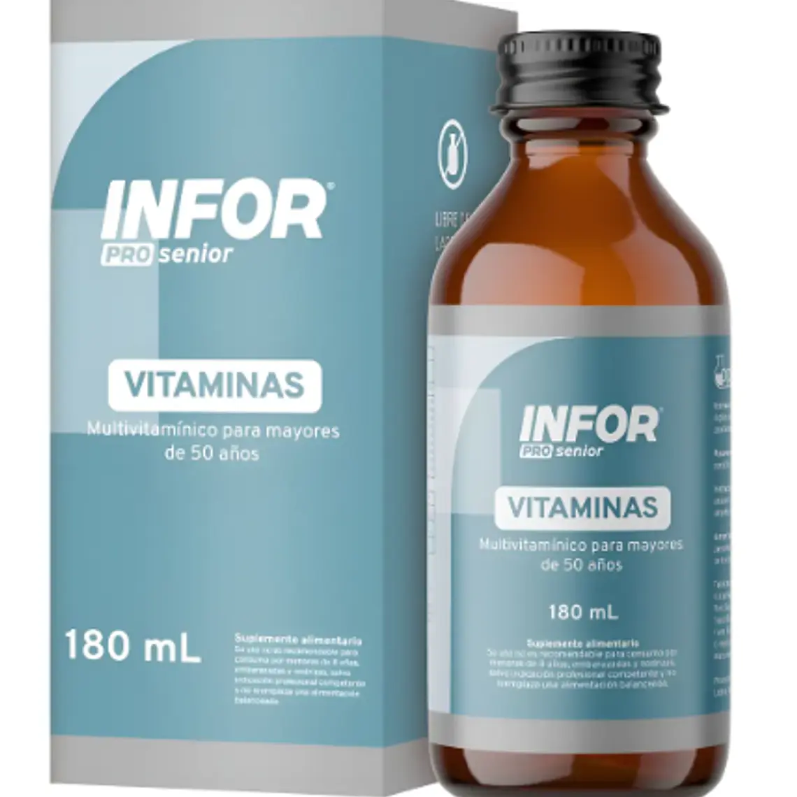 Infor Pro Senior Vitaminas  180 ml. 1