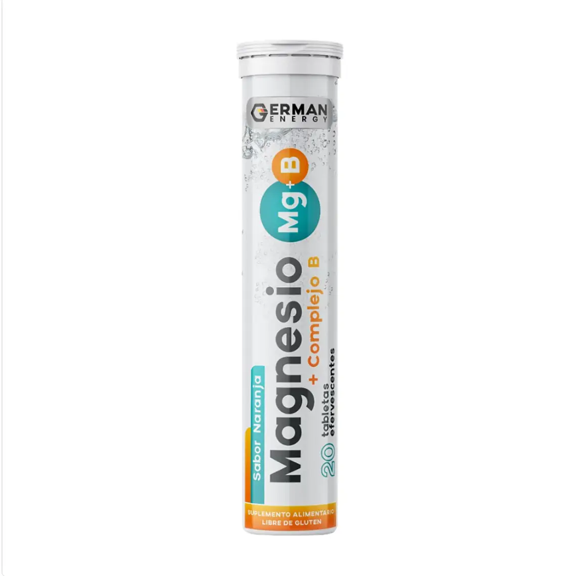 Magnesio+ Complejo B 20 Tabletas efervescentes. German Energy 1