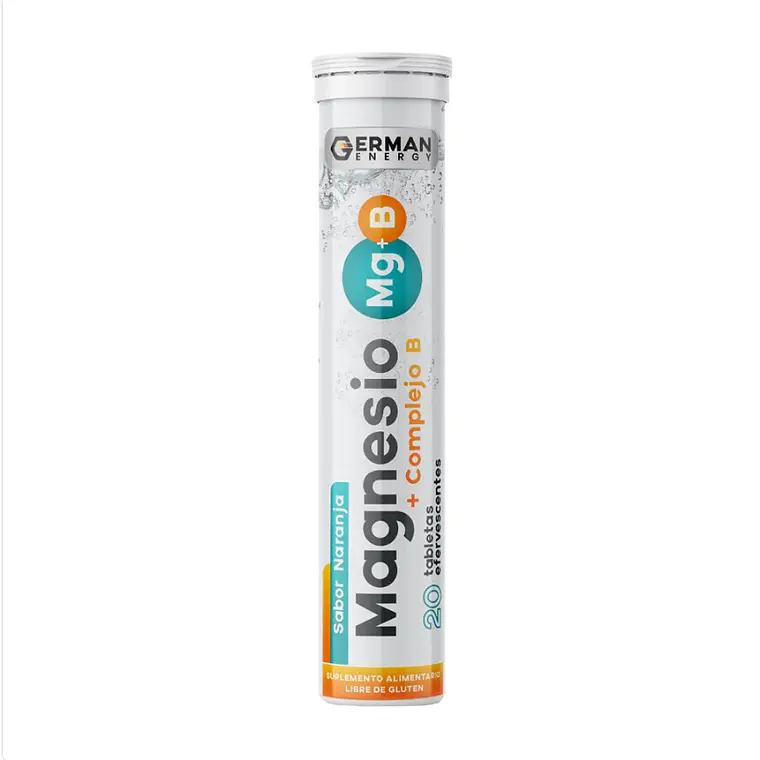 Magnesio+ Complejo B 20 Tabletas efervescentes. German Energy 1