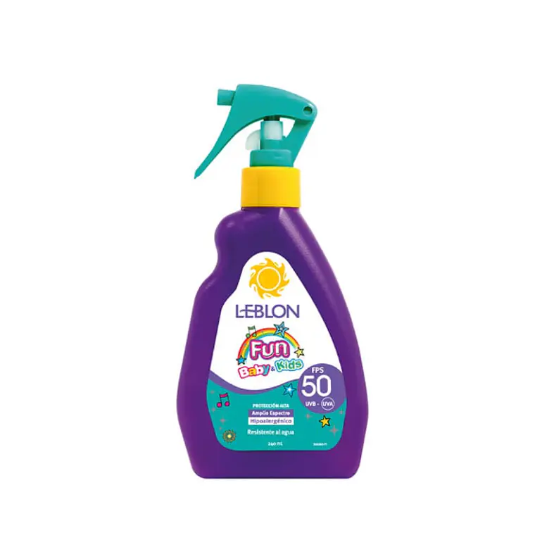 Protector solar Leblon Kids Fun FPS50 Gatillo 2450 ml. 1