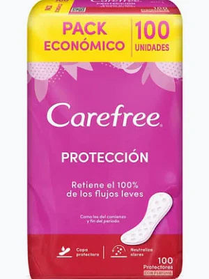 CAREFREE PROTECTORES CON PERFUME PACK ECON X 100 UND