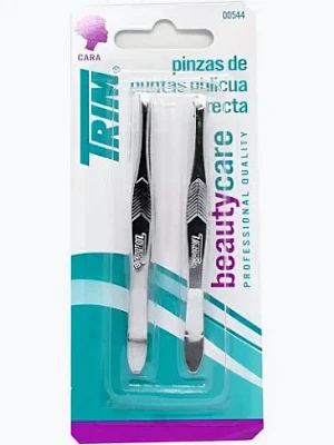 PINZA DE CEJAS PUNTA RECTA TRIM