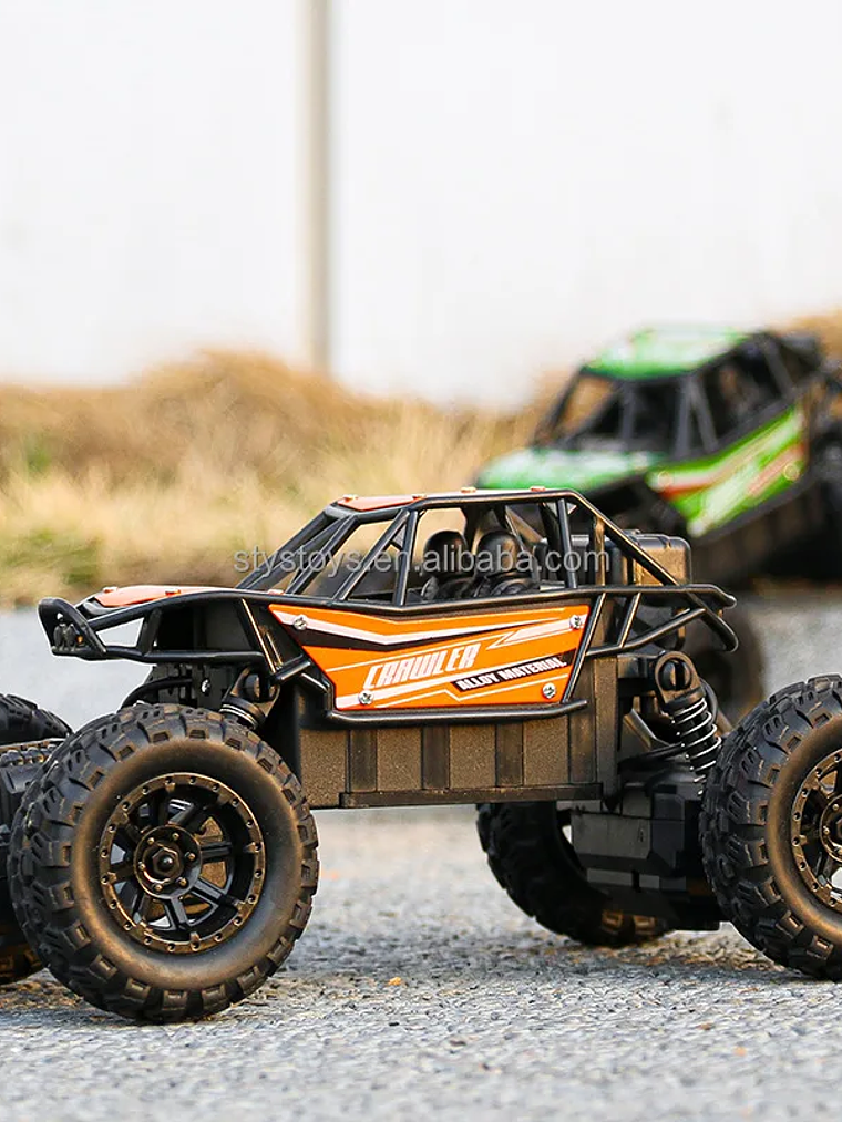 RC Monster Truck 4WD 2,4 GHz – Rock Crawler Eléctrico Recargable con Batería Incluida 5