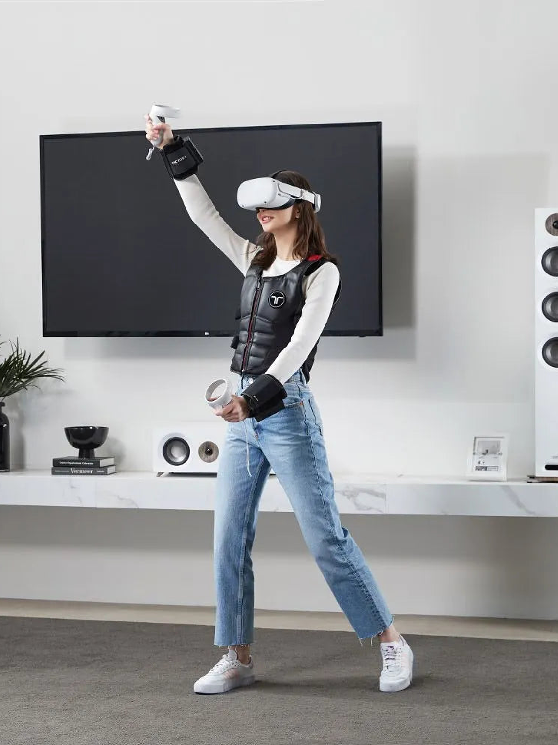 bHaptics TactSuit X16 – Chaleco Háptico Liviano para Realidad Virtual (VR) 3