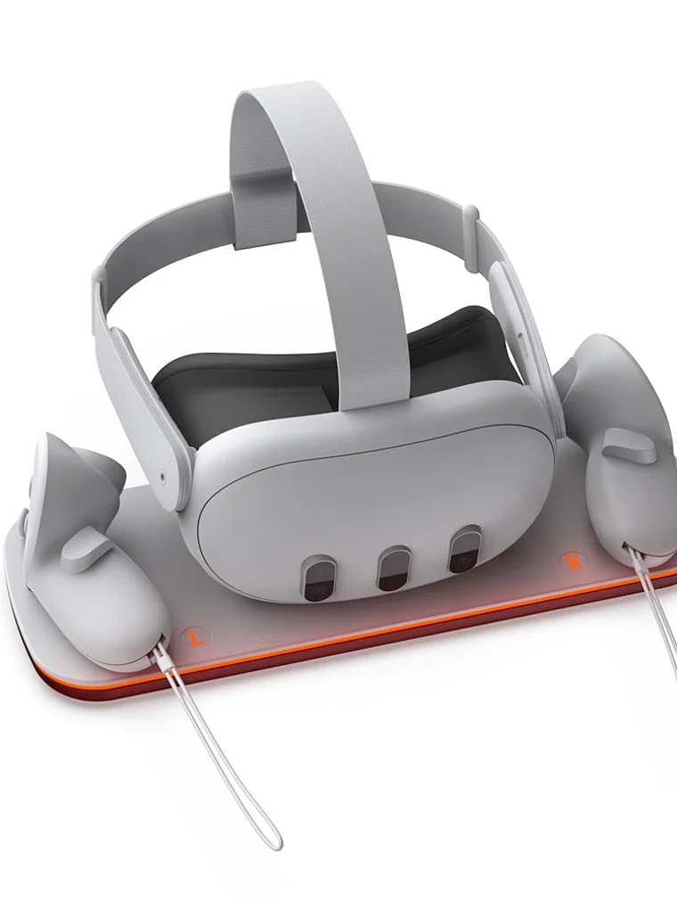 Base de carga TY-3827 para Meta Quest 3 VR Estación de carga con soporte y luz LED 1